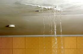 Water pouring through ceiling — burst pipe emergency in Dartford
